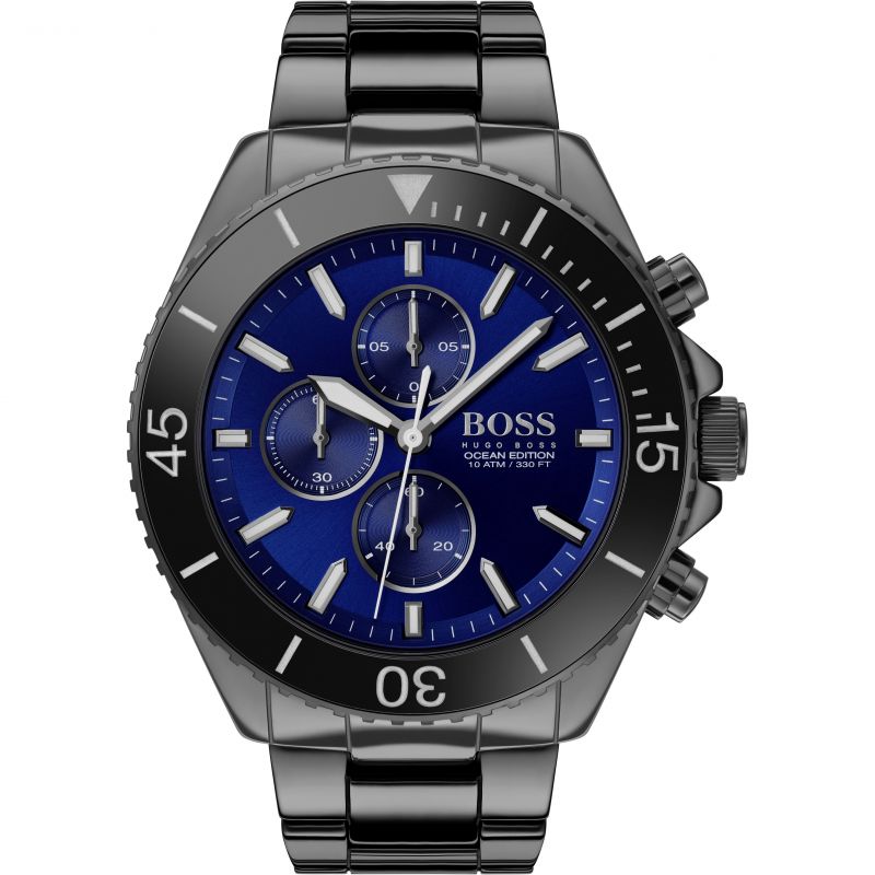 Hugo Boss Ocean Edition Blue Dial Chronograph Men’ Watch HB1513743