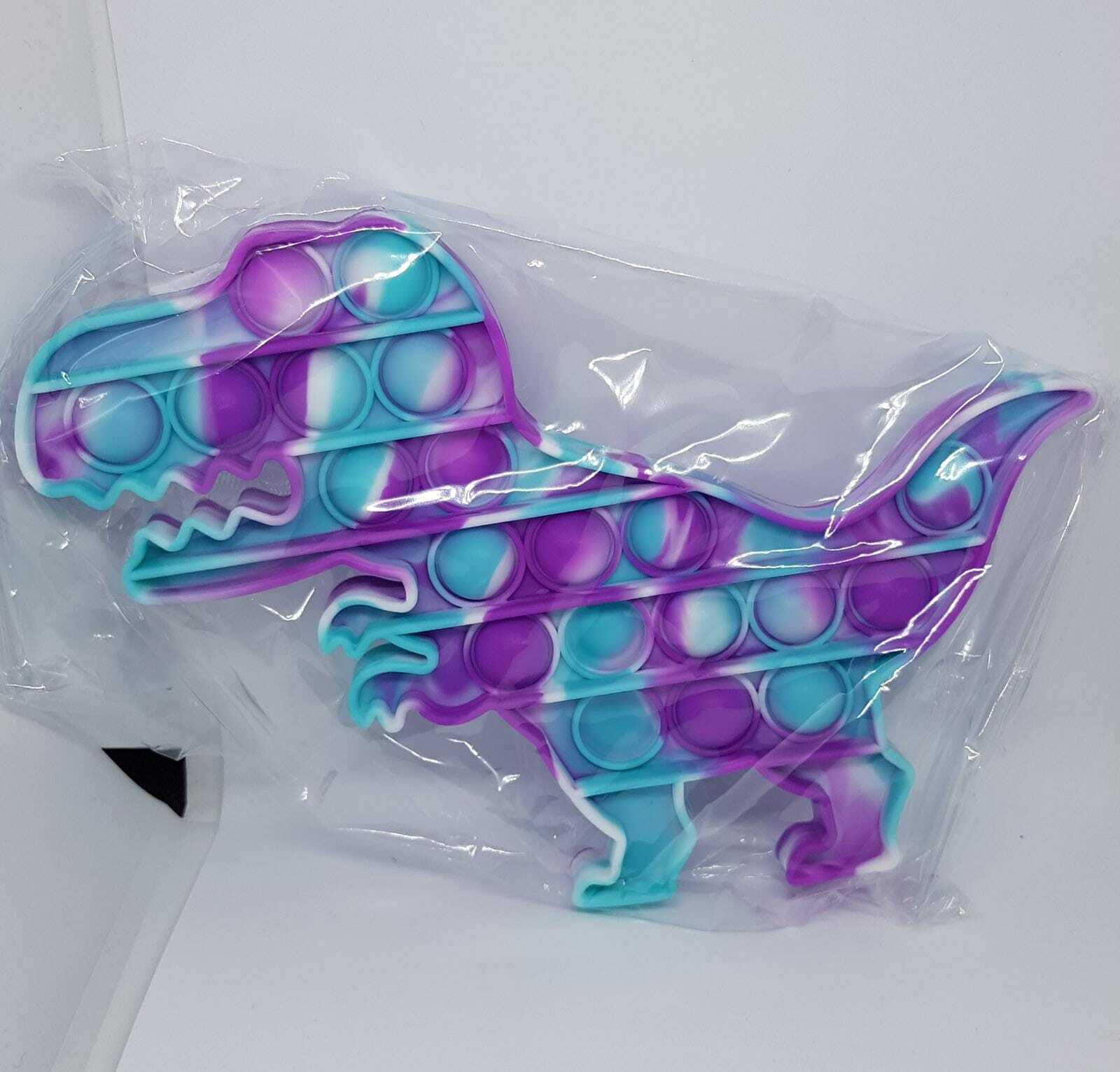 Push Pop Bubble Kids  Special Needs Fidget Toys Camouflage Dinosaur shape