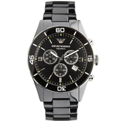Emporio Armani Watch AR1421 Ceramic Men’s Chronograph Watch