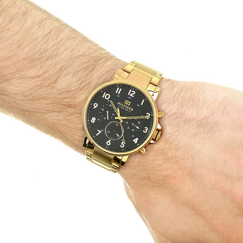 TOMMY HILFIGER DANIEL BLUE & GOLD GENUINE MEN'S WATCH 1710384 - Image 8