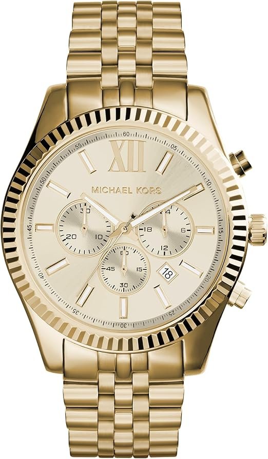 Michael Kors Lexington Watch for Men, Chronograph Movement MK8281
