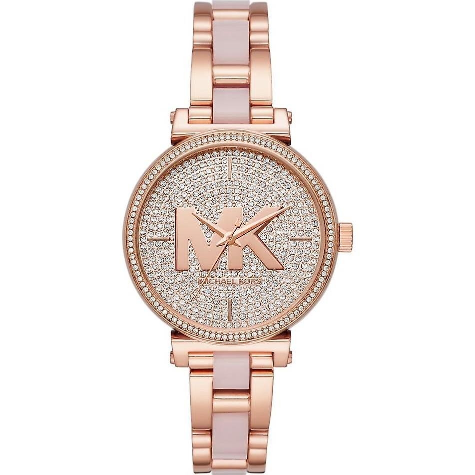 MICHAEL KORS MK4336 WOMEN’S SOFIE ROSE GOLD-TONE STAINLESS STEEL WATCH