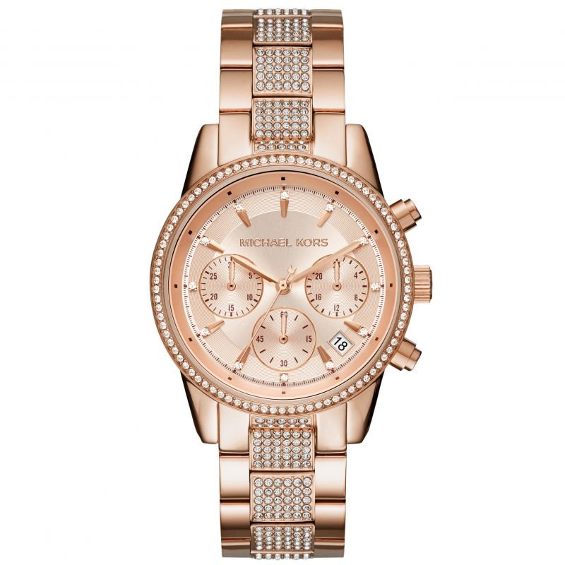 Ladies Michael Kors Ritz Chronograph Watch MK6485