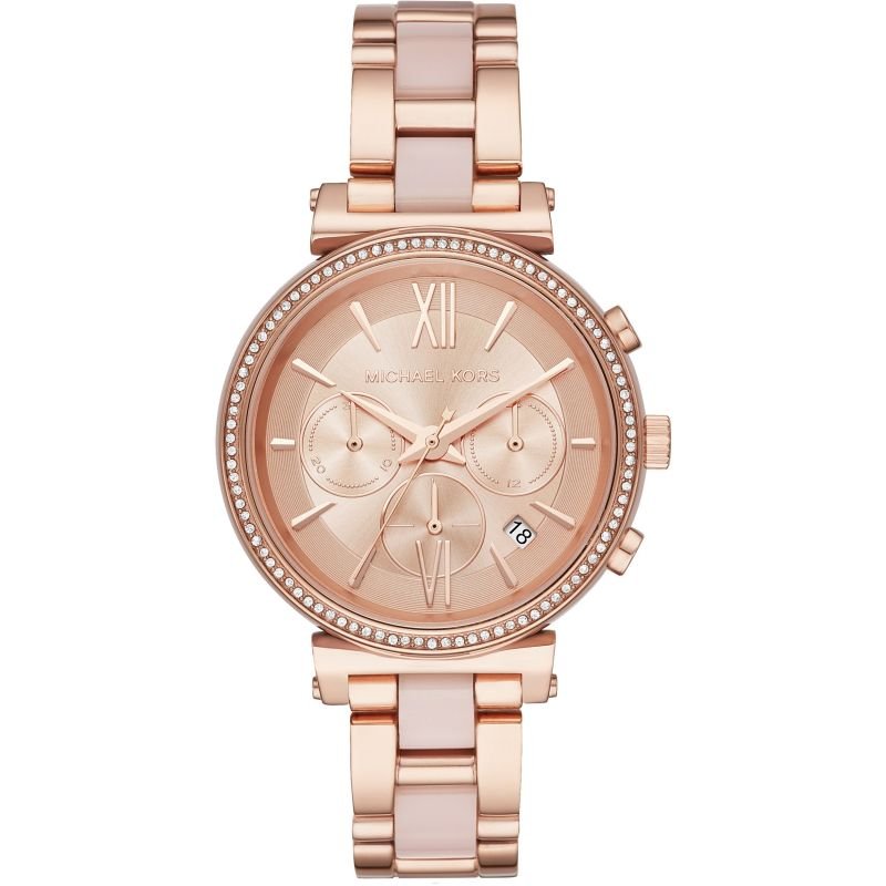 MICHAEL KORS LADIES SOFIE ROSE GOLD WATCH-MK6560