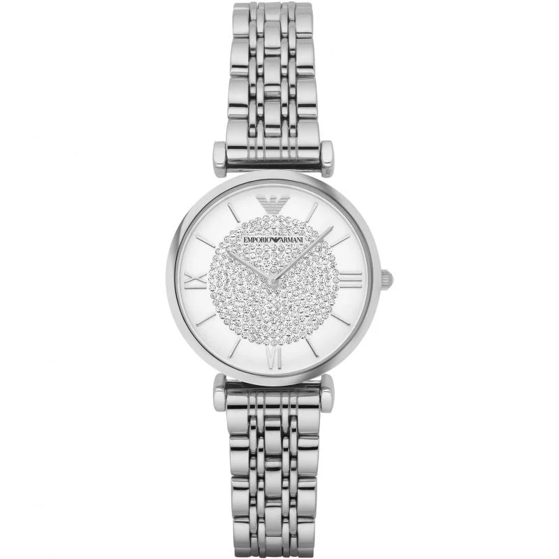 Emporio Armani Silver Tone AR1925 Ladies Watch