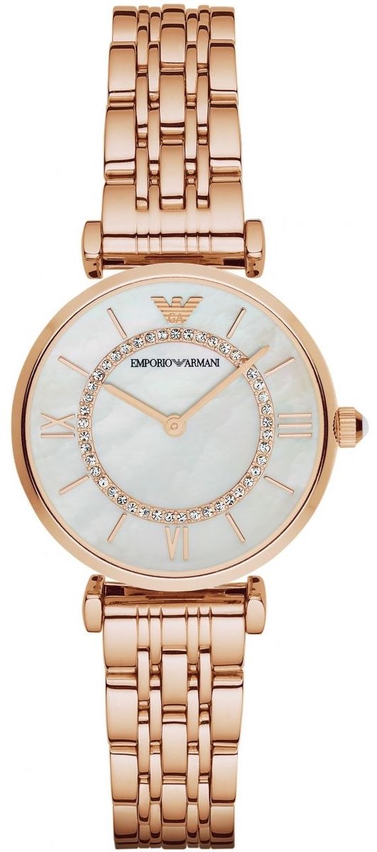 Emporio Armani Ladies Watch T-Bar Gianni Rose Gold AR1909