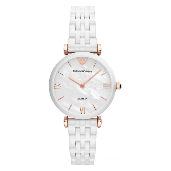 Emporio Armani Ladies Ceramica AR1486 Watch