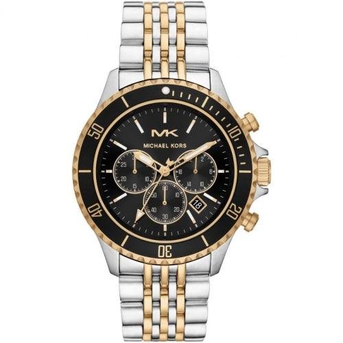 Michael Kors MK8872 Men's Bayville Two-tone/Black Chronograph Watch